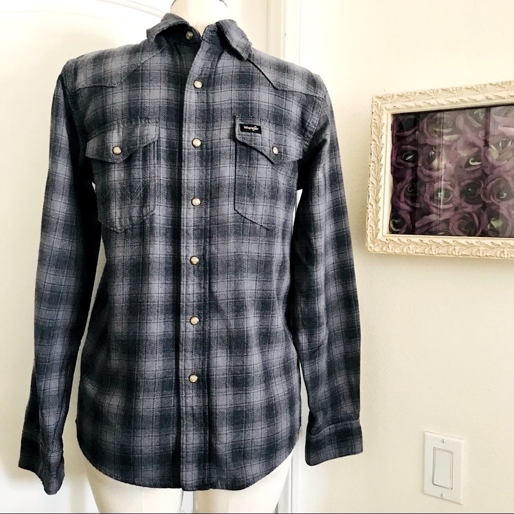 Wrangler Shirt~Snap Indigo / Host Pick - Picture 14 of 14